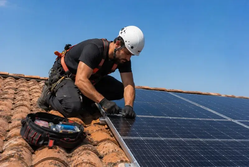Maintenance et monitoring de panneaux solaires à Villenave