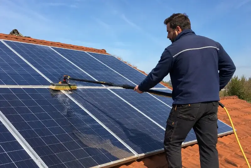 Nettoyage et entretien de panneaux solaires à Villenave